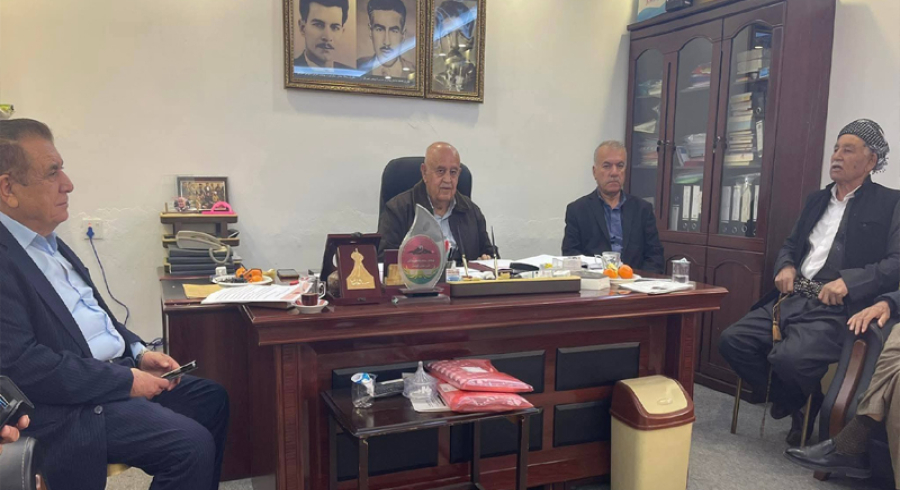 هاوڕێ ئەبو کاروان لەگەڵ ئەنجومەنی باڵای کۆمەڵەی پێشمەرگە دێرینەکان کۆبووەوە