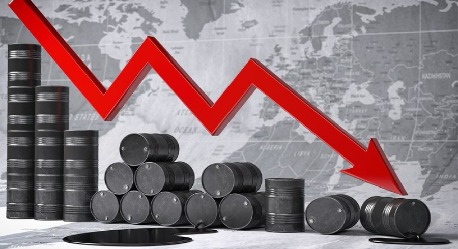 نرخی نەوتی خاو بەردەوام لە دابەزینە