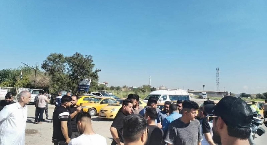 گردبوونەوەی ناڕەزایەتی شۆفێرانی تاکسی لە کەرکووک