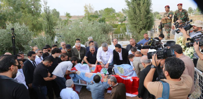 هەولێر.. تەرمی هاوڕێ كەمال شاكر، سكرتێری پێشووتری حیزبی شیوعی كوردستان، بە خاك سپێردرا
